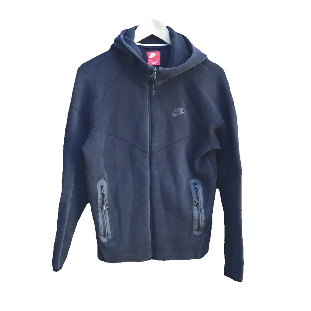 Nike Tech Fleece Windrunner Hoodie Men's Small Black Full Zip Jacket